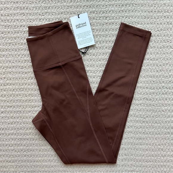Girlfriend Collective Brown Leggings - Picture 1 of 10